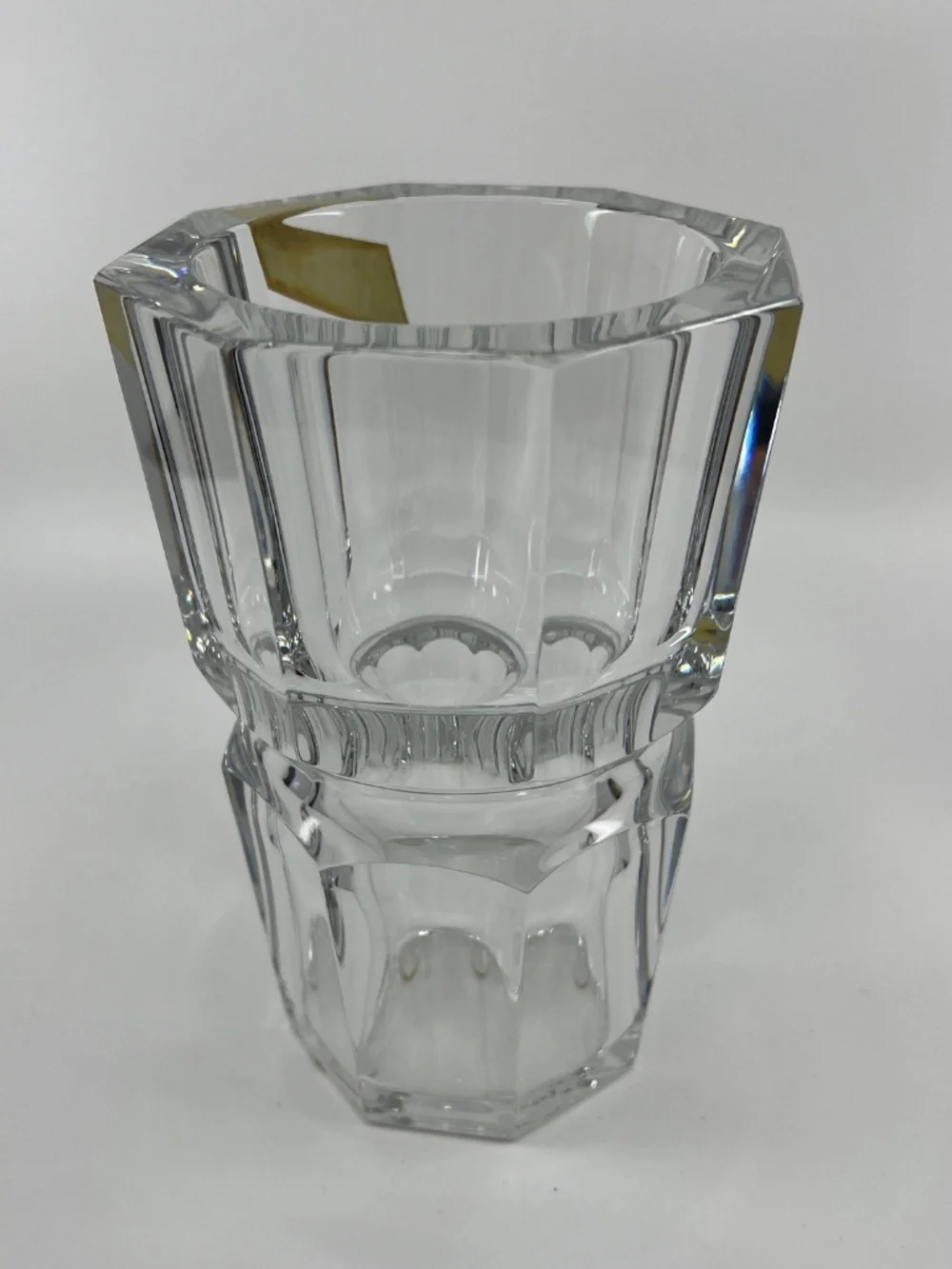 Vintage Baccarat Edith, Heavy Cut Crystal Vase in Original Box